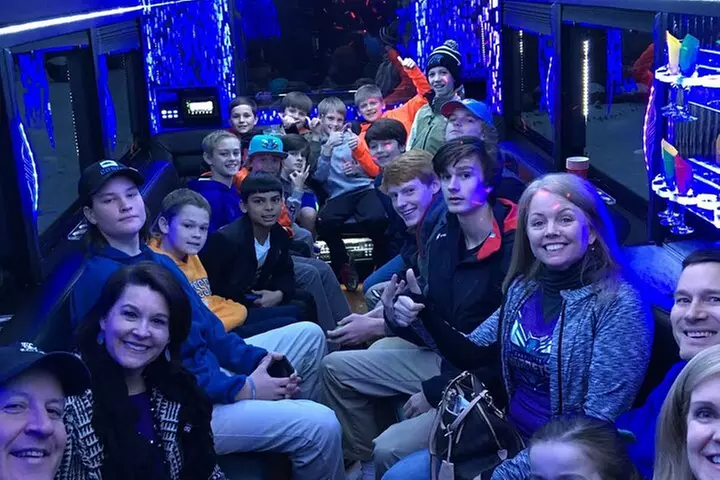 Private Party Bus Tour of the Las Vegas Strip Champagne Toast