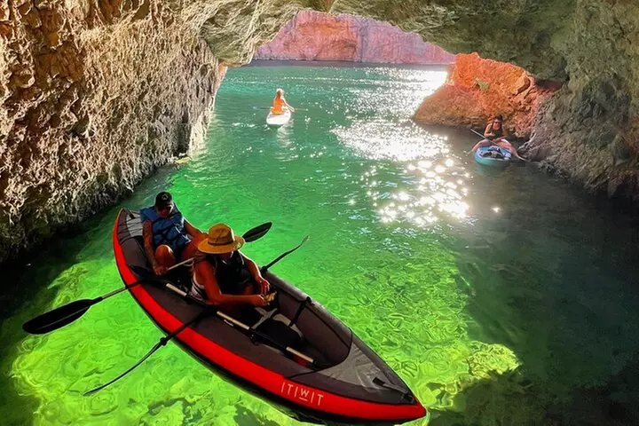 Emerald Cave Kayaking Tour from Las Vegas, Best Dam 1/2 Day Trip