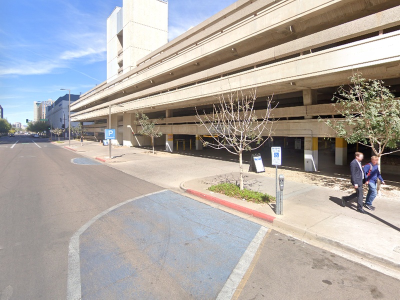 Parking at 201 N. 1st St. Garage
