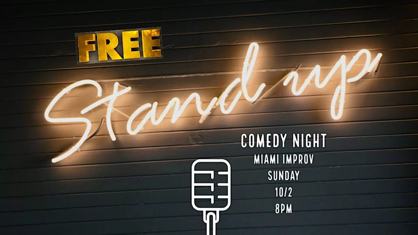 Miami Improv - Sunday, Oct 2, 2022 / 8:00pm - Primary Image