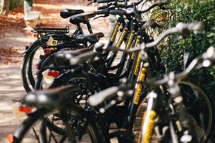 Alquiler de bicicletas con soporte para teléfono y visita autoguiada