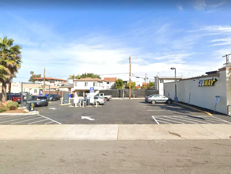 Parking at 3205 Mission Blvd. Lot