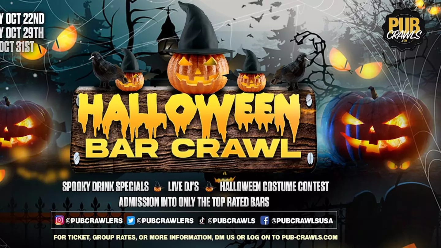 Cleveland Halloweekend Hangover Bar Crawl - Saturday, Oct 29, 2022 / 4:00pm-8:00pm (Check-In) - Primary Image