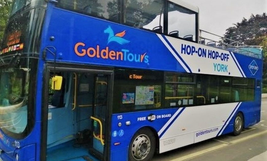 Image 6: Golden Tours York Hop-on Hop-off Open Top Bus Tour with Audio Guide