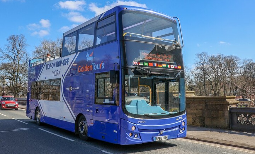 Image 14: Golden Tours York Hop-on Hop-off Open Top Bus Tour with Audio Guide