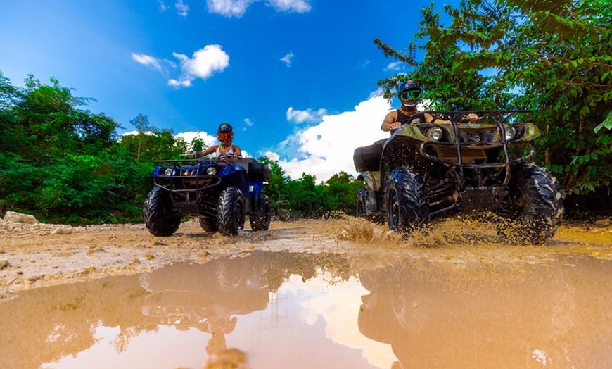 Image 9: Ultimate Adventure Combo ATV, Ziplines and Cenote
