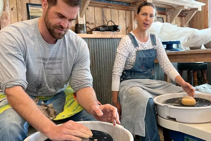 Pottery lesson Just For The Fun Of It.