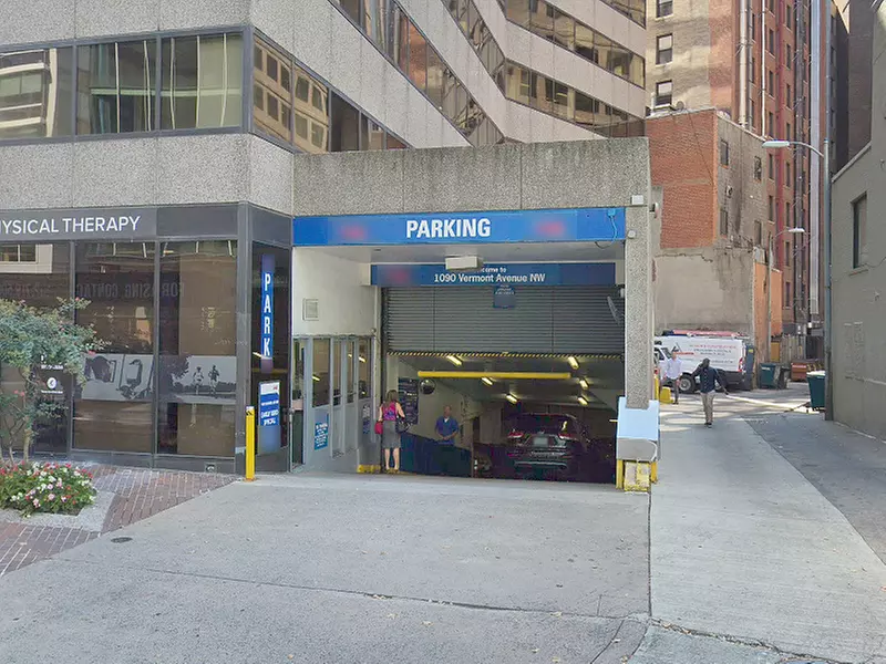 Parking at 1090 Vermont Ave. NW. Garage - Keys Held