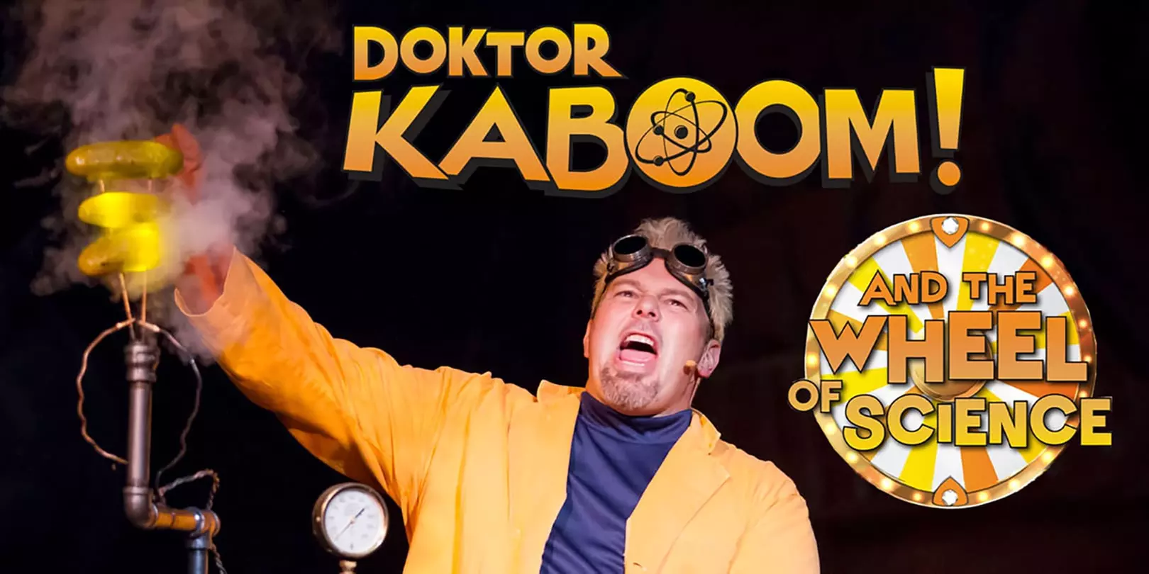 Dr. Kaboom & The Wheel of Science - Sunday, Apr 16, 2023 / 2:00pm - Primary Image