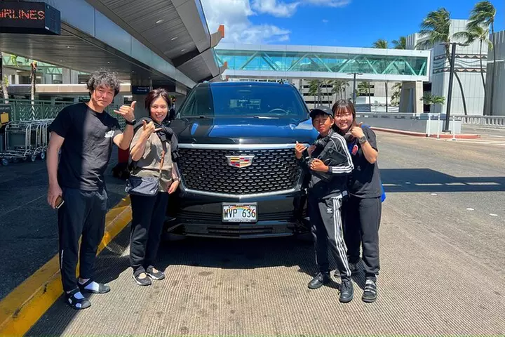 One-Way VIP Transfer: Honolulu Airport, Waikiki, Cruise Port