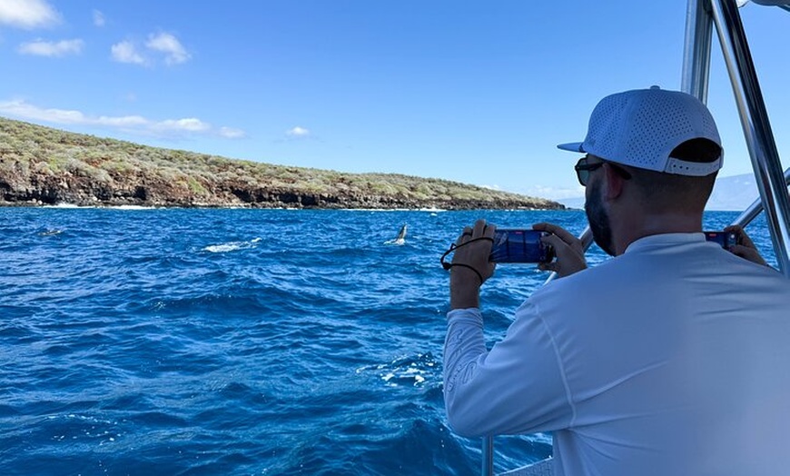 Image 24: Maui to Lanai Semi-Private Eco Raft Snorkel and/or Dolphin Tour