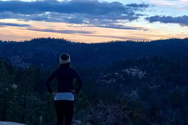 Guided Hiking Tour in Big Bear with Sunset Champagne toast on Priva...