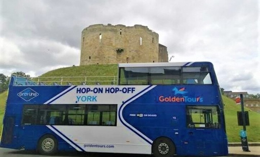 Image 36: Golden Tours York Hop-on Hop-off Open Top Bus Tour with Audio Guide