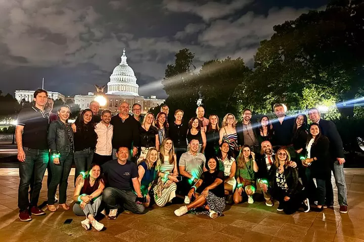 DC Night Tour With Magic LED- Pick Up/Drop, Snacks, LED Bracelets