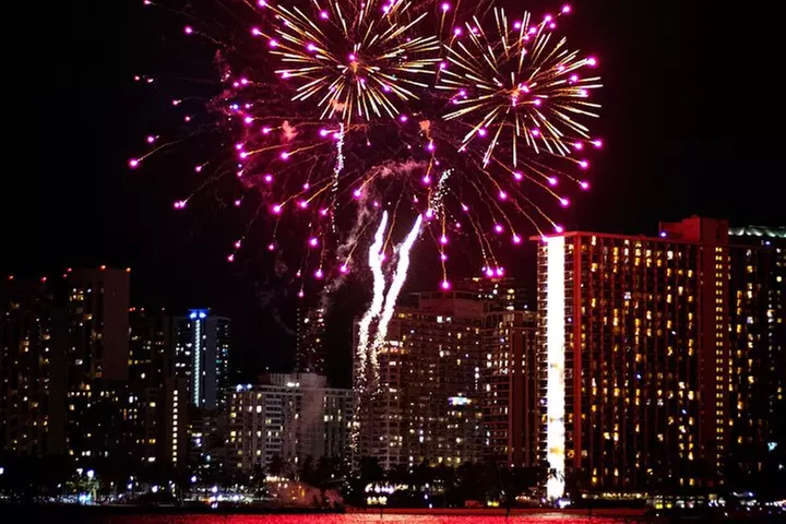 Honolulu BYOB Fireworks Boat Cruise