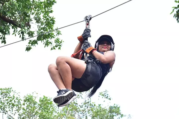 ATV Single Zipline and Cenote Extreme Combo 3x1 from Cancun