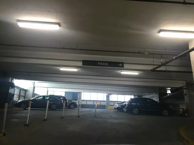 Parking at 500 Lake Shore Drive Apartments Garage