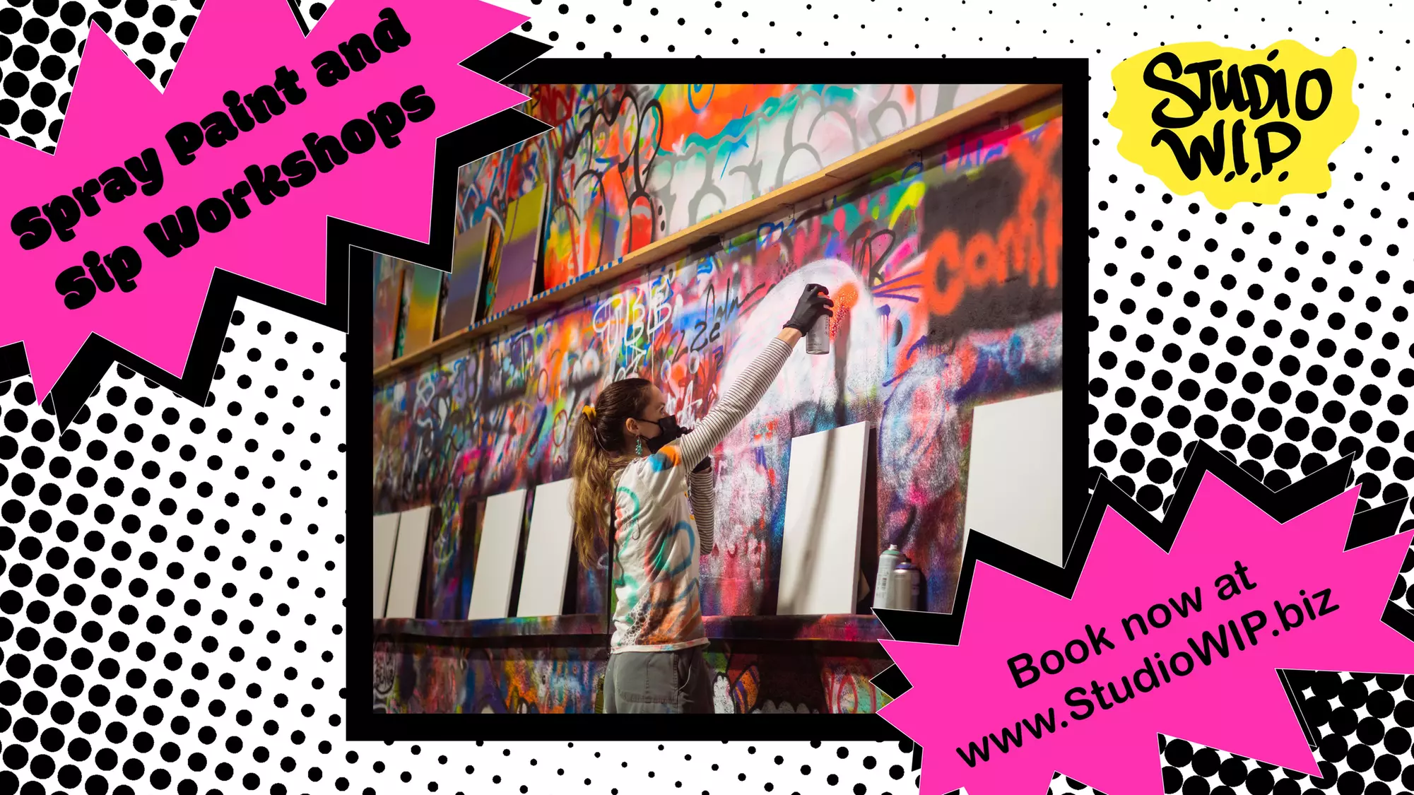 Spray Paint & Sip Workshop - Primary Image