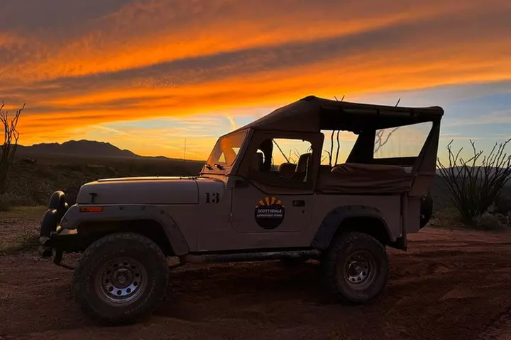 Sonoran Desert Jeep Tour at Sunset