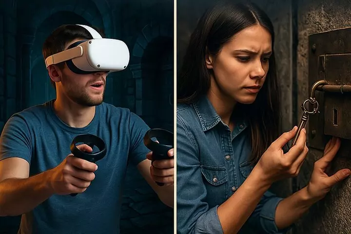 Bundle 1 Hour Real Life Escape Room 1 Hour VR Escape Game - Primary Image