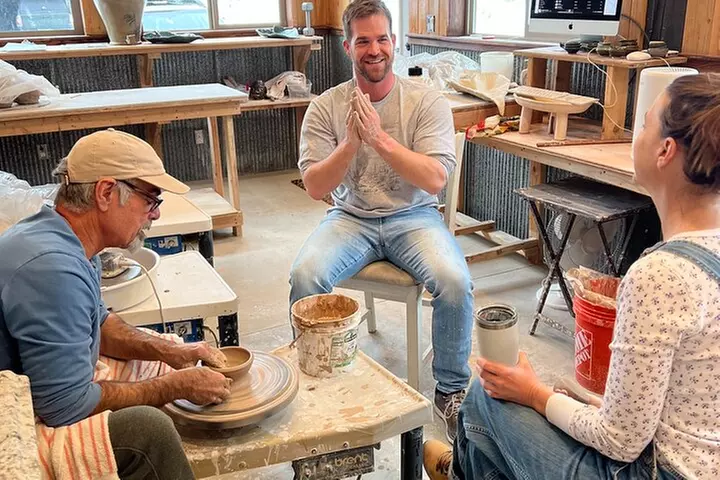 Pottery lesson Just For The Fun Of It.