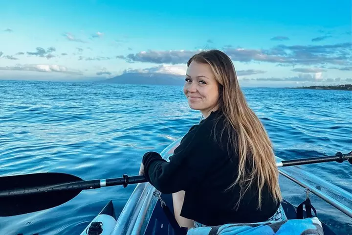 Clear Bottom Glassy Kayak Rental | MAUI | Safe and Stable Kayaks