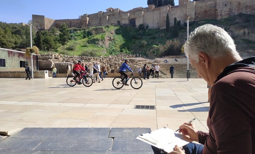Image 7: Pinta Acuarelas en rincones de Málaga La Bella