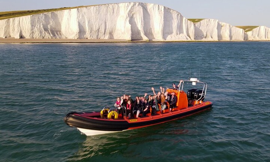 Image 7: The Seven Sisters & Beachy Head Lighthouse Boat Trip Adventure