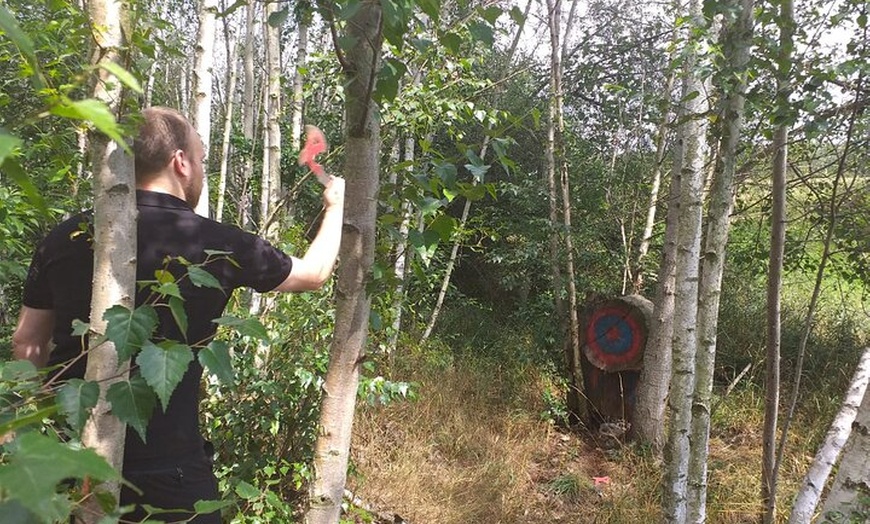 Image 5: 3D-Axtwerfen am Störmthaler See