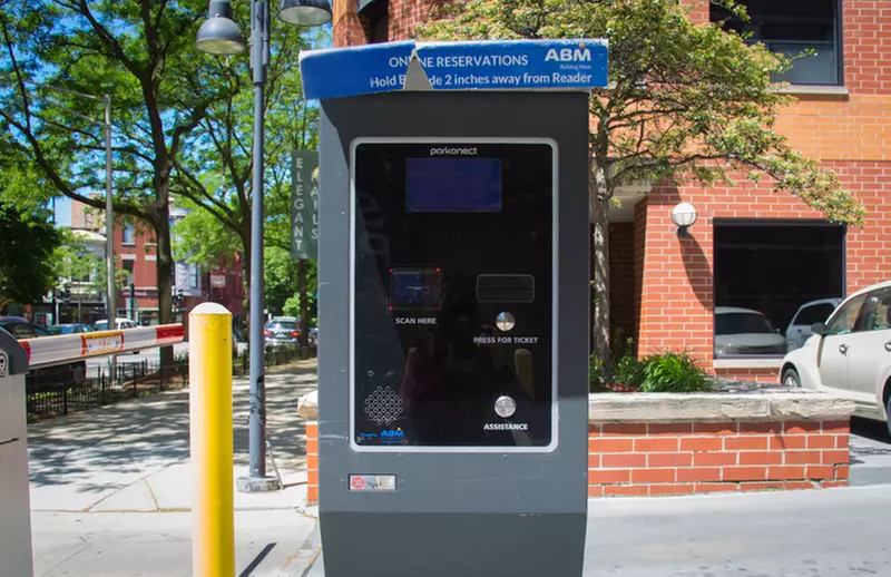 Parking at Belden Center Lot