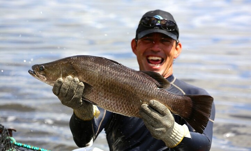 Image 5: Hook-A-Barra Fishing and Farm Activity