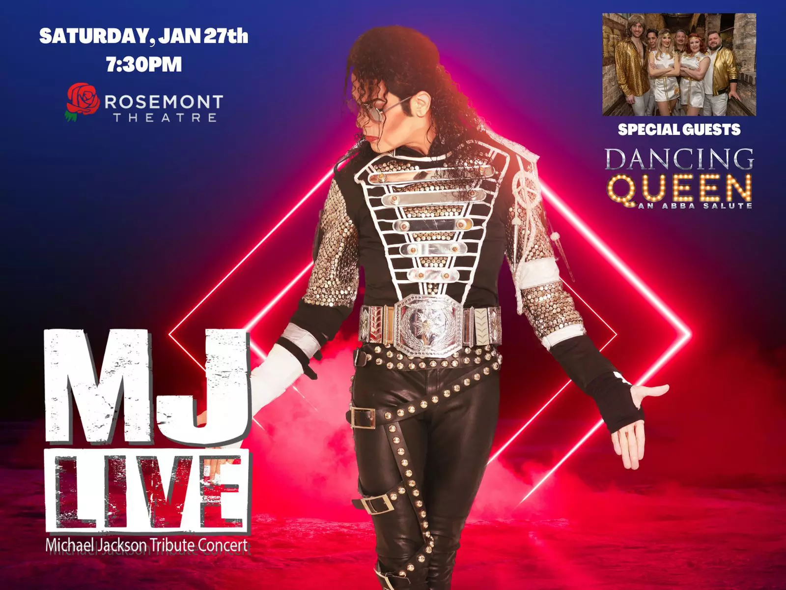 "MJ LIVE": Michael Jackson Tribute Concert - Saturday, Apr 27, 2024 / 7:30pm - Primary Image