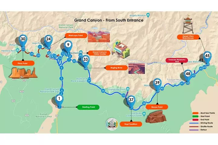 Grand Canyon and Sedona Self-Guided Driving Tour Bundle