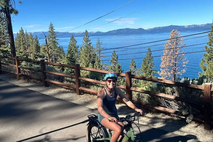 Self Guided E-Bike Tour on Lake Tahoe's East Shore Bike Path