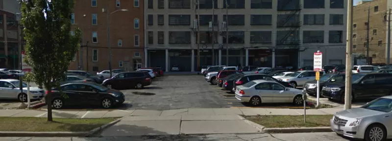 Parking at 315 N. Jefferson St. Lot
