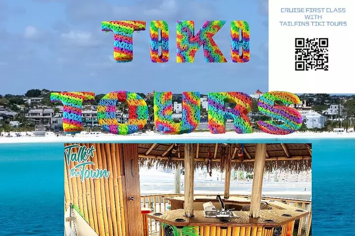 Tailfins Tiki Boats Crab Island Sandbar(3hrs/ 5/5:30 are 2hrs)