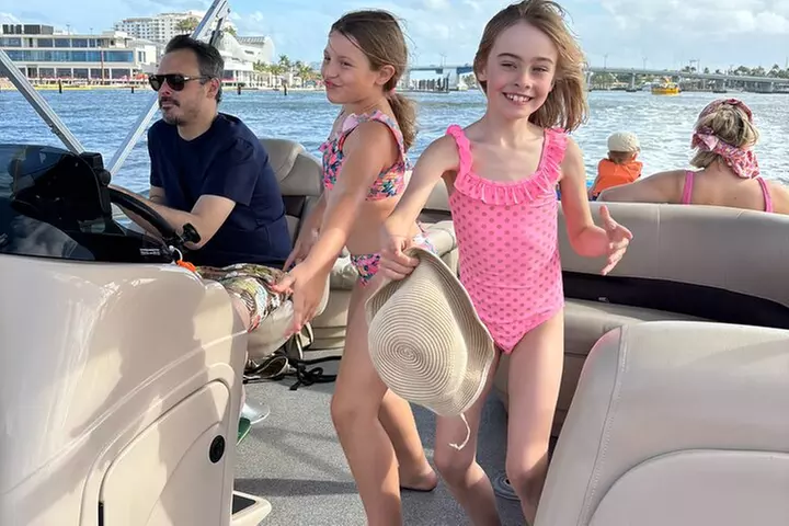 Pontoon Boat 26ft (12pp/115Hp) - Hollywood - FLL - SunBoat rental