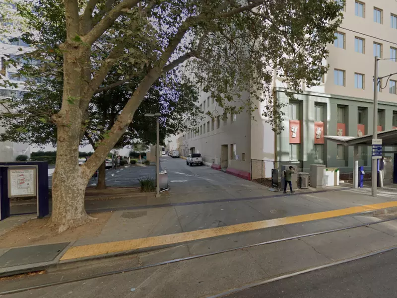 Parking at Alley Entrance - 770 L St. Garage - Primary Image