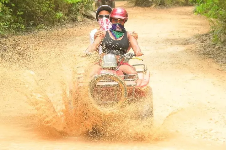 Cancun Best ATV Tour, Ziplines and Cenote Swim with Lunch