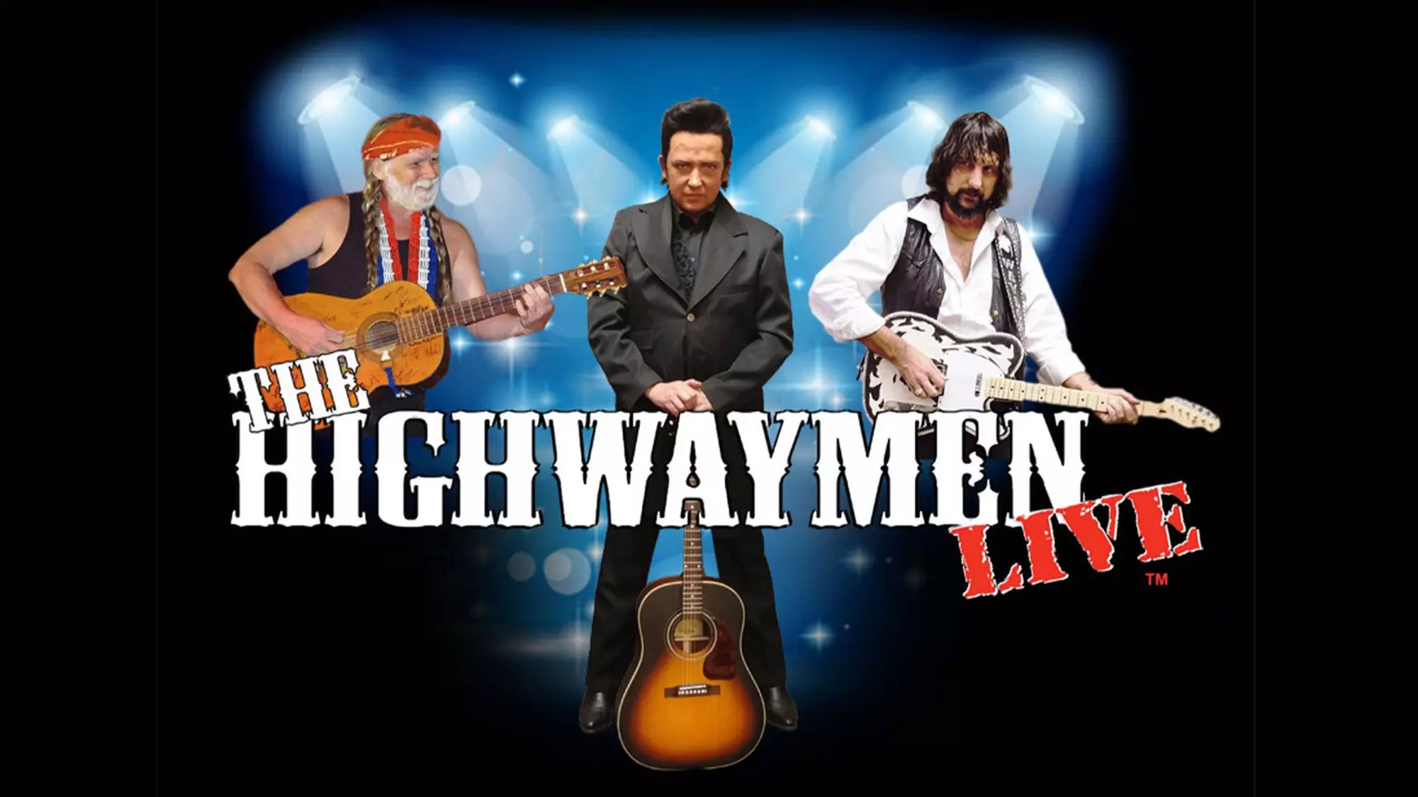 The Highwaymen Live: Waylon, Willie & Cash Tribute - Friday, Feb 24, 2023 / 8:00pm (Doors Open at 7:00pm) - Primary Image