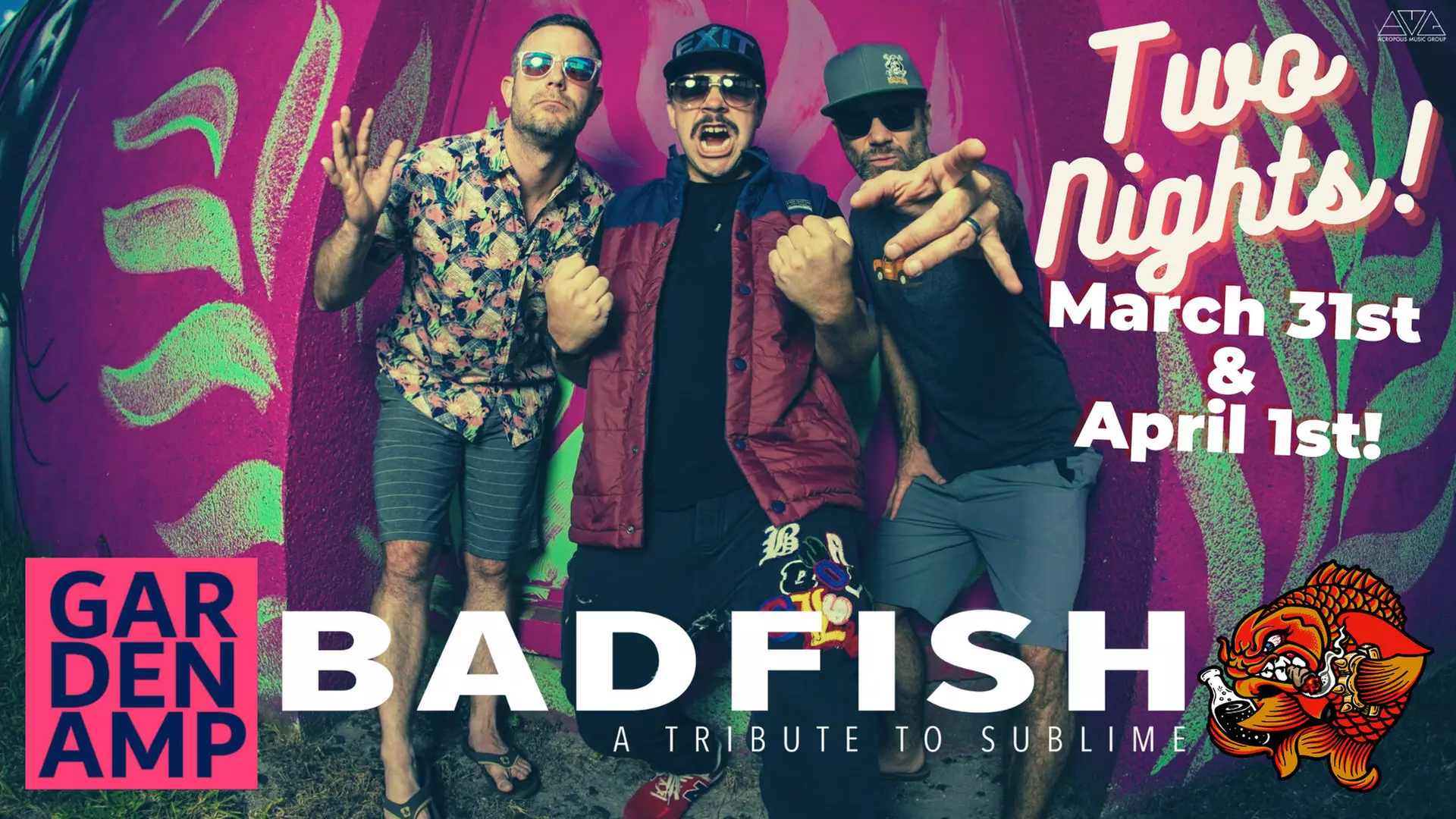 Badfish - a Tribute to Sublime - Saturday, Apr 1, 2023 / 5:00pm - Primary Image