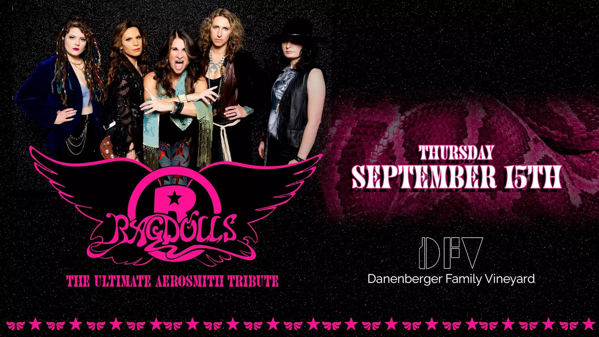 RagDolls - The Ultimate All Female Aerosmith Tribute - Thursday, Sep 15, 2022 / 7:30pm - Primary Image