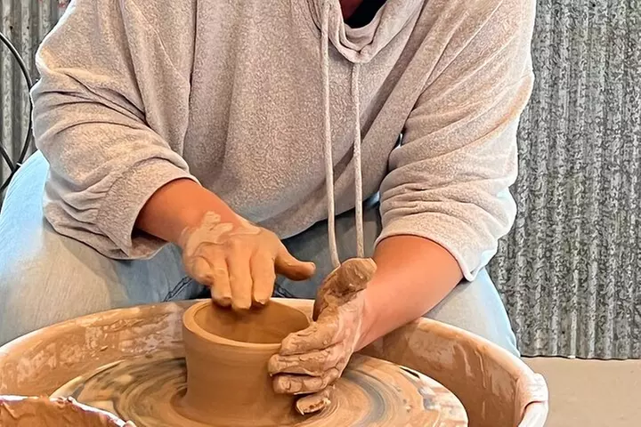 Pottery lesson Just For The Fun Of It.