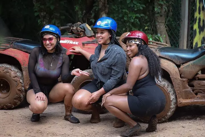 Cancun Best ATV Tour, Ziplines and Cenote Swim with Lunch