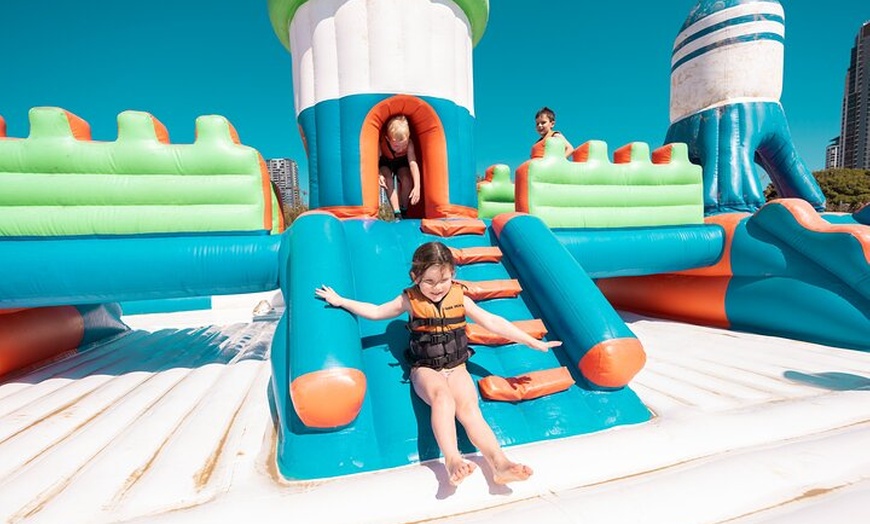 Image 7: GC Aqua Park 50 Minute Inflatable Water Park Activity, Southport