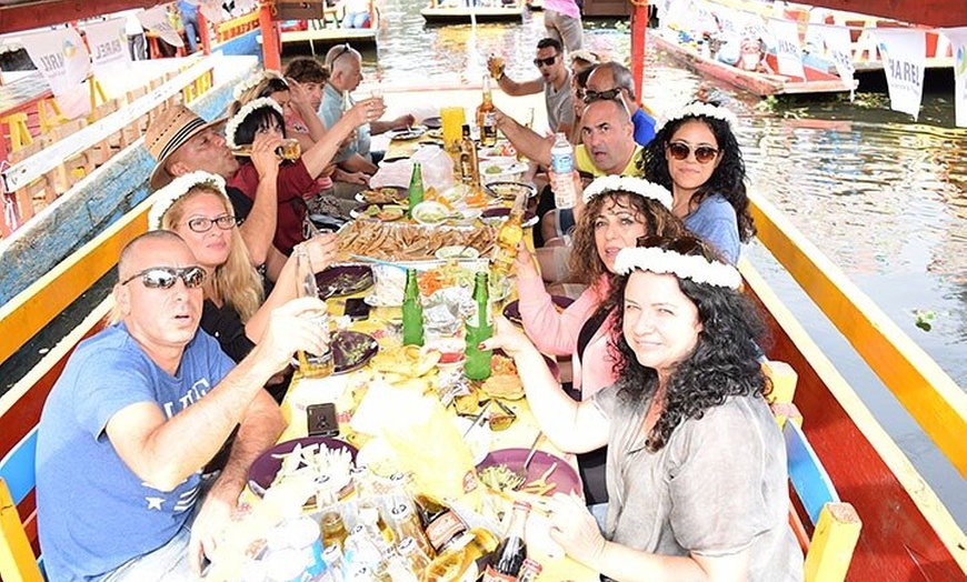 Image 7: Xochimilco floating gardens, Coyoacan and UNAM murals