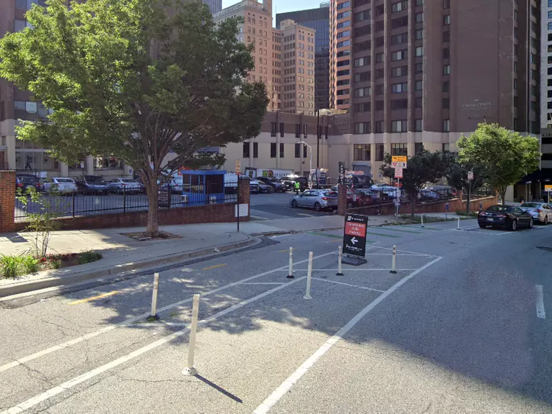 Parking at Charles Plaza Lot