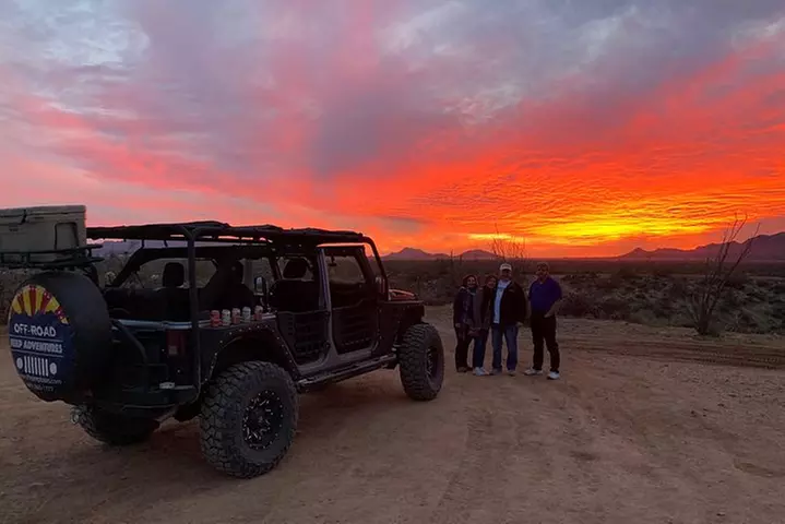 Sonoran Desert Jeep Tour at Sunset