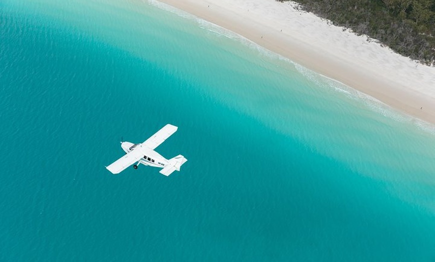 Image 11: Scenic Flight over Heart Reef, Whitehaven Beach, Hill Inlet, GBR