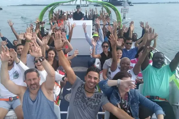 Speed Boat on Biscayne Bay and Double Decker tour
